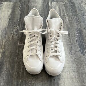 Converse White High-Top Sneakers
